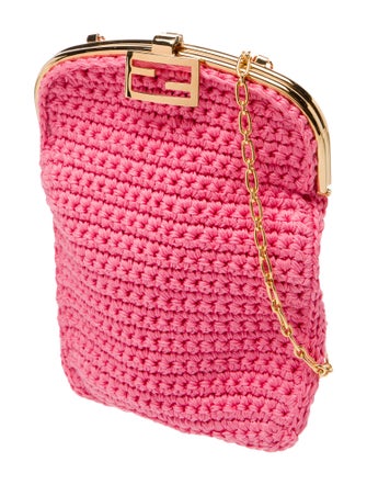 Fendi Baguette Crochet Phone Bag