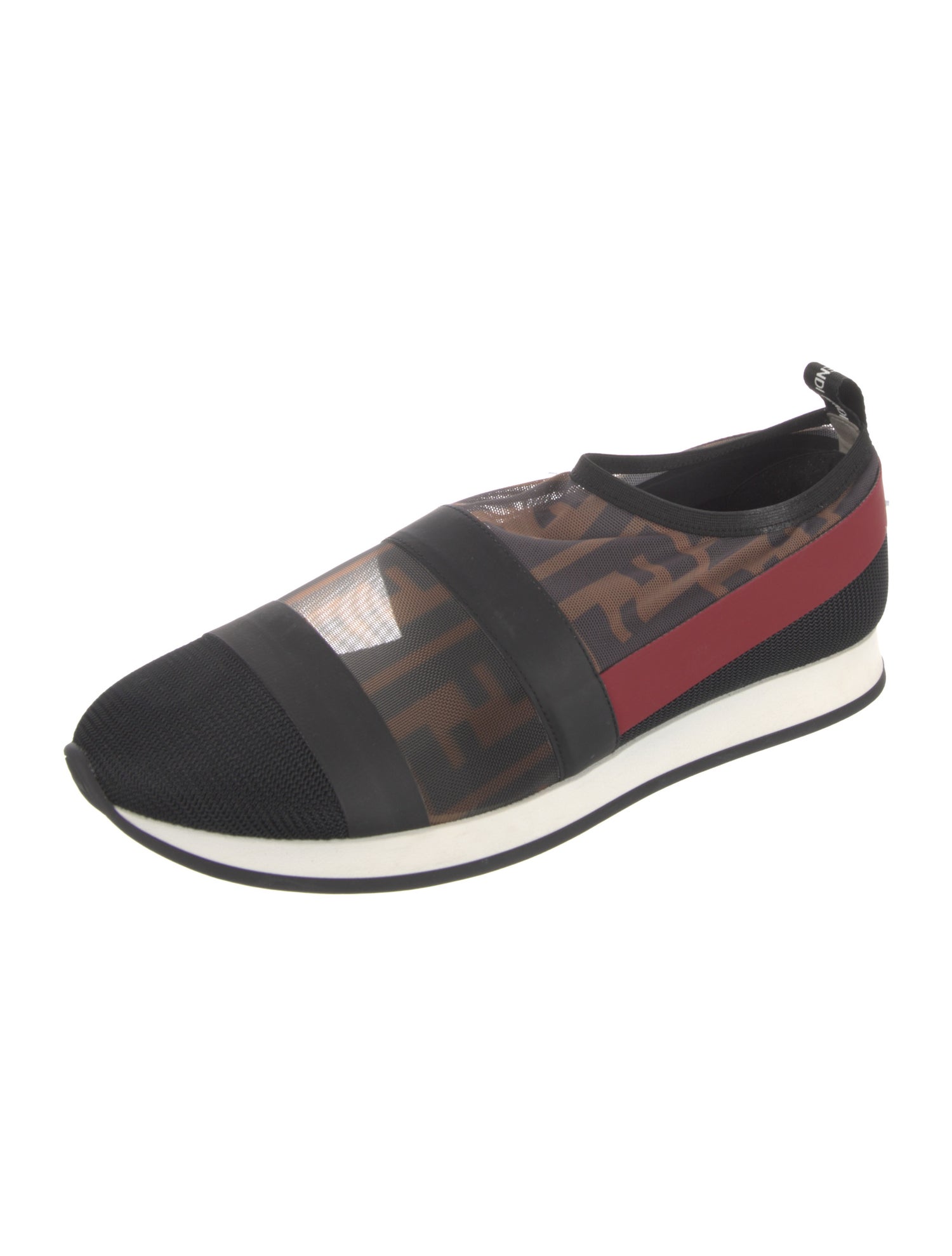 Fendi Zucca FF Logo Mesh Sneakers