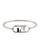 Fendi CZ O'Lock Bangle Bracelet