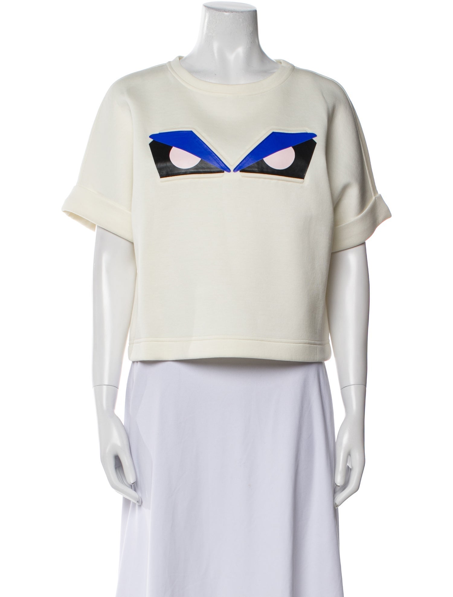 Fendi Graphic Print Crew Neck Sweatshirt