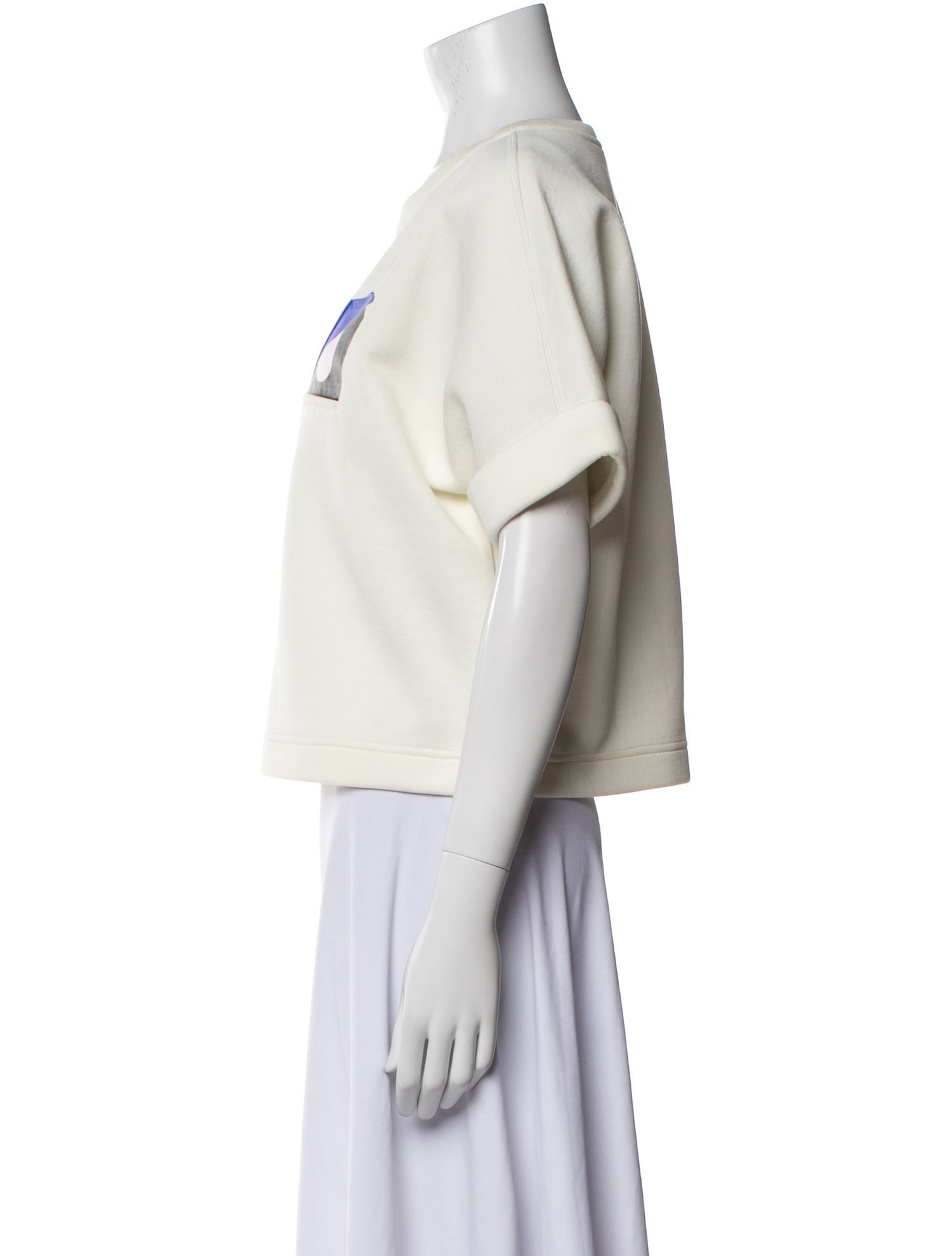 Fendi Graphic Print Crew Neck Sweatshirt