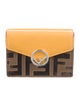Fendi 2019 Zucca FF Logo Compact Wallet