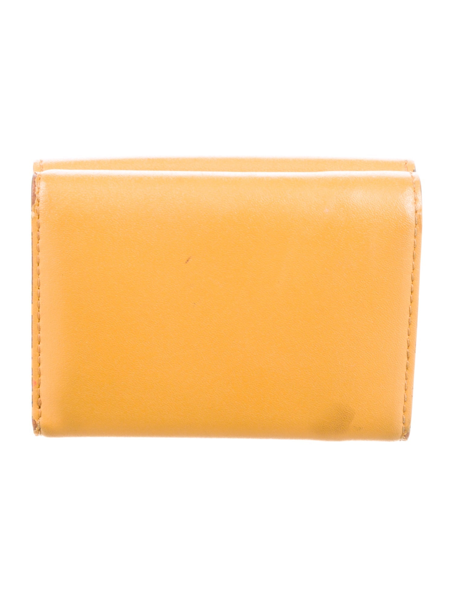 Fendi 2019 Zucca FF Logo Compact Wallet