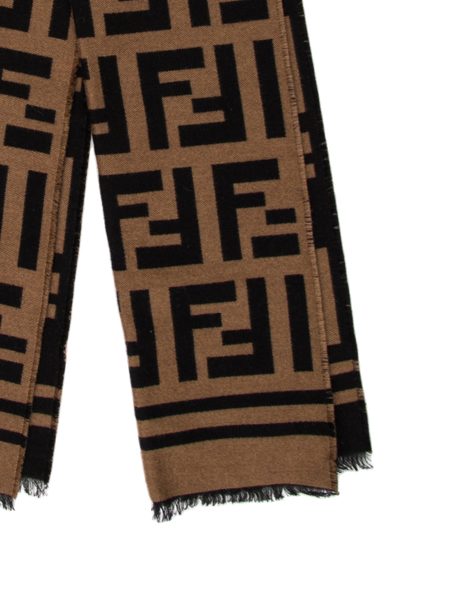 Fendi Wool Printed Scarf