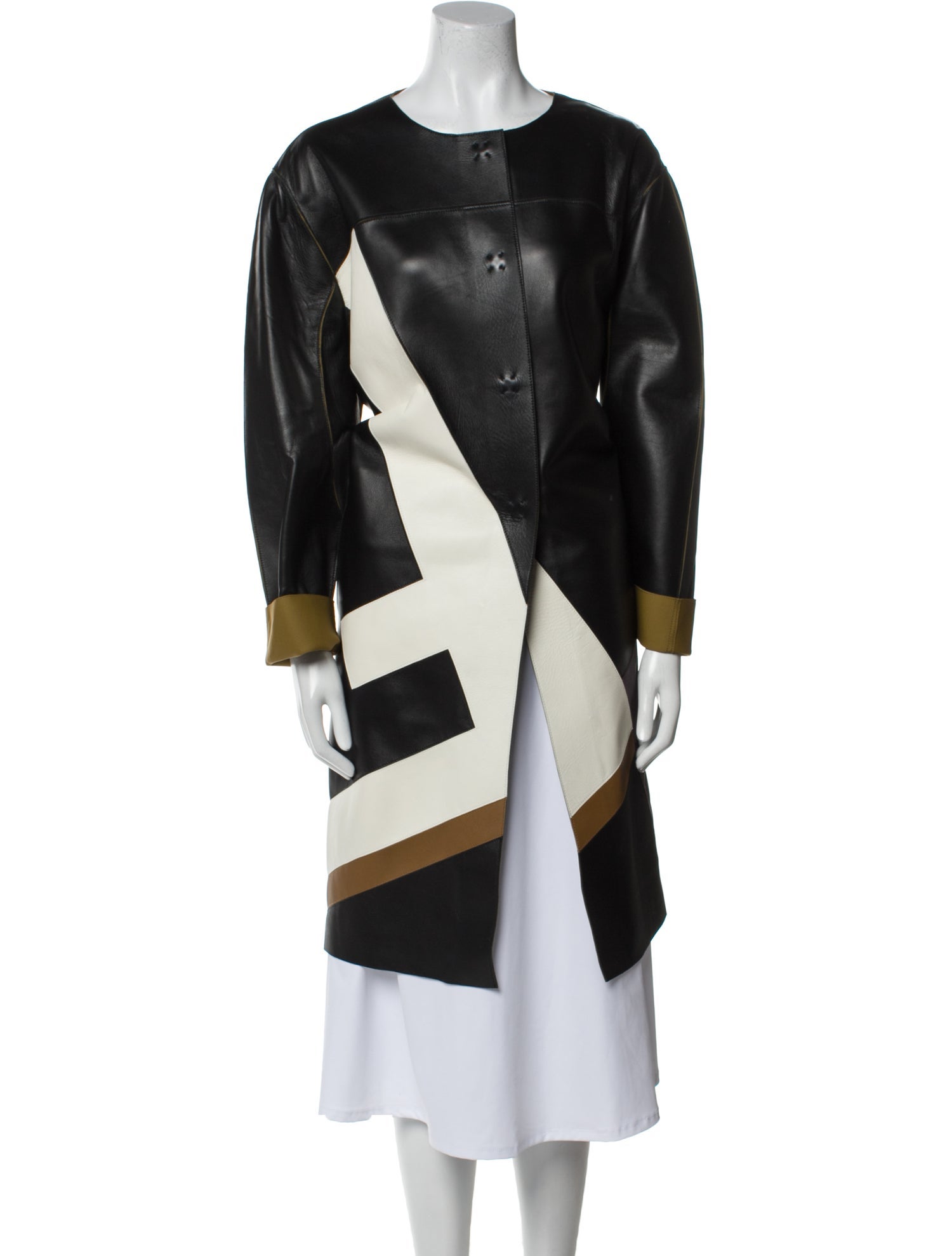 Fendi 2013 Leather Coat