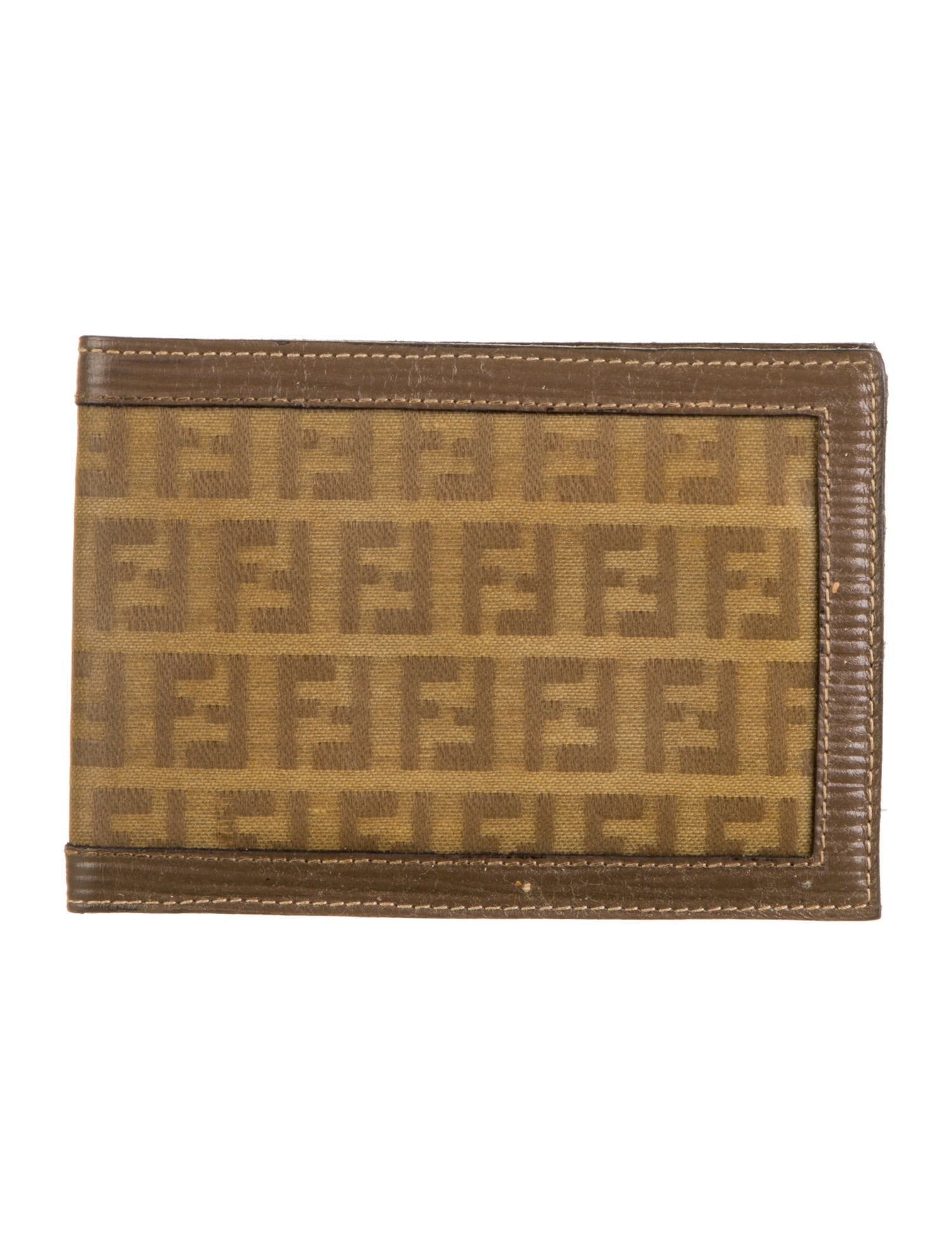 Fendi Vintage Zucca FF Logo Wallet