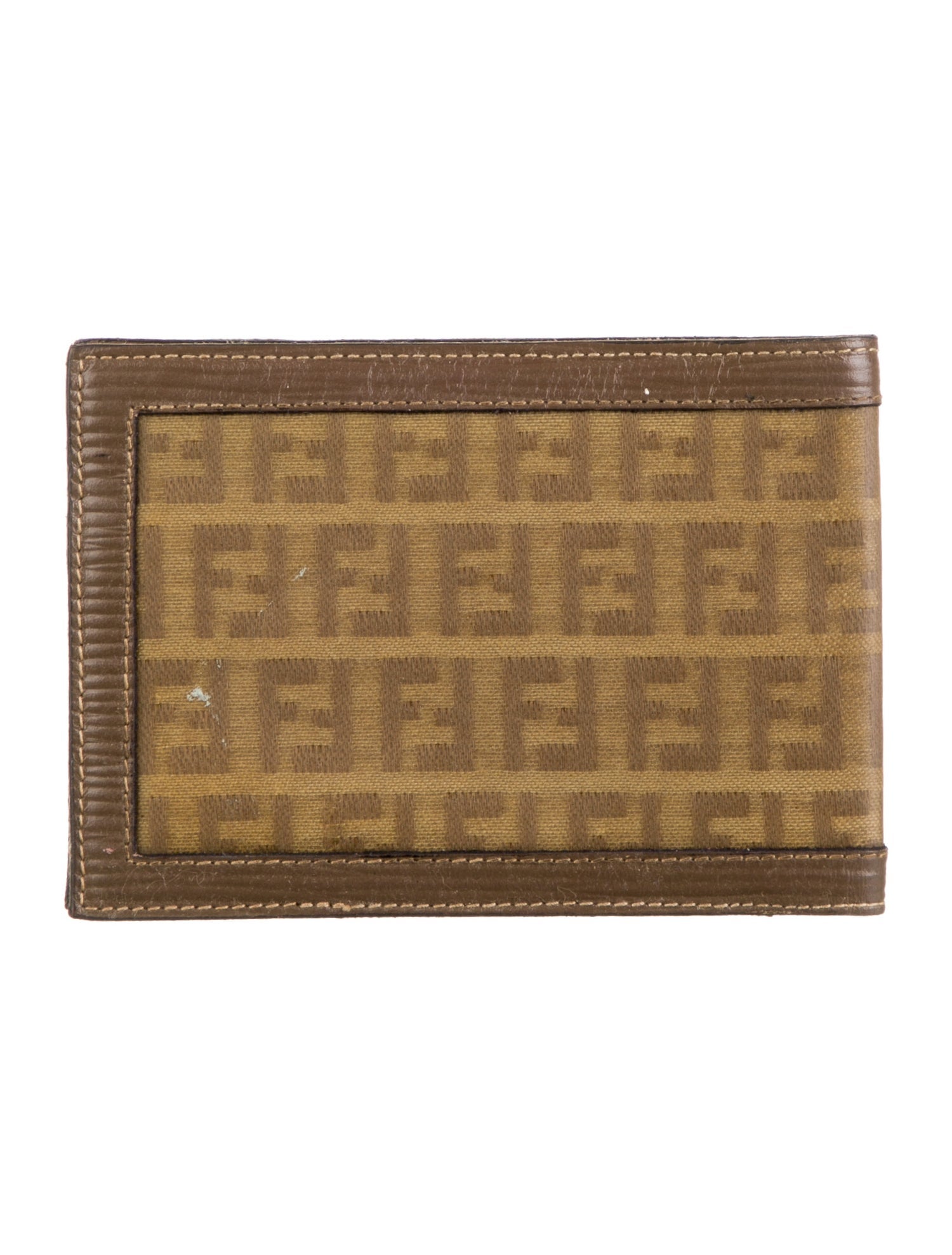Fendi Vintage Zucca FF Logo Wallet