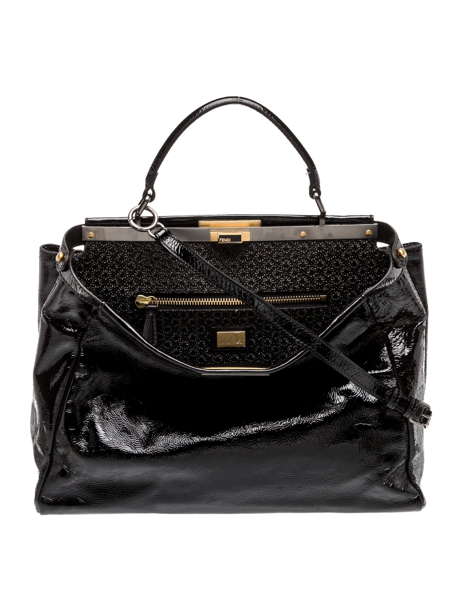 Fendi Patent Leather Peekaboo