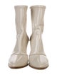 Fendi Patent Leather Colorblock Pattern Boots