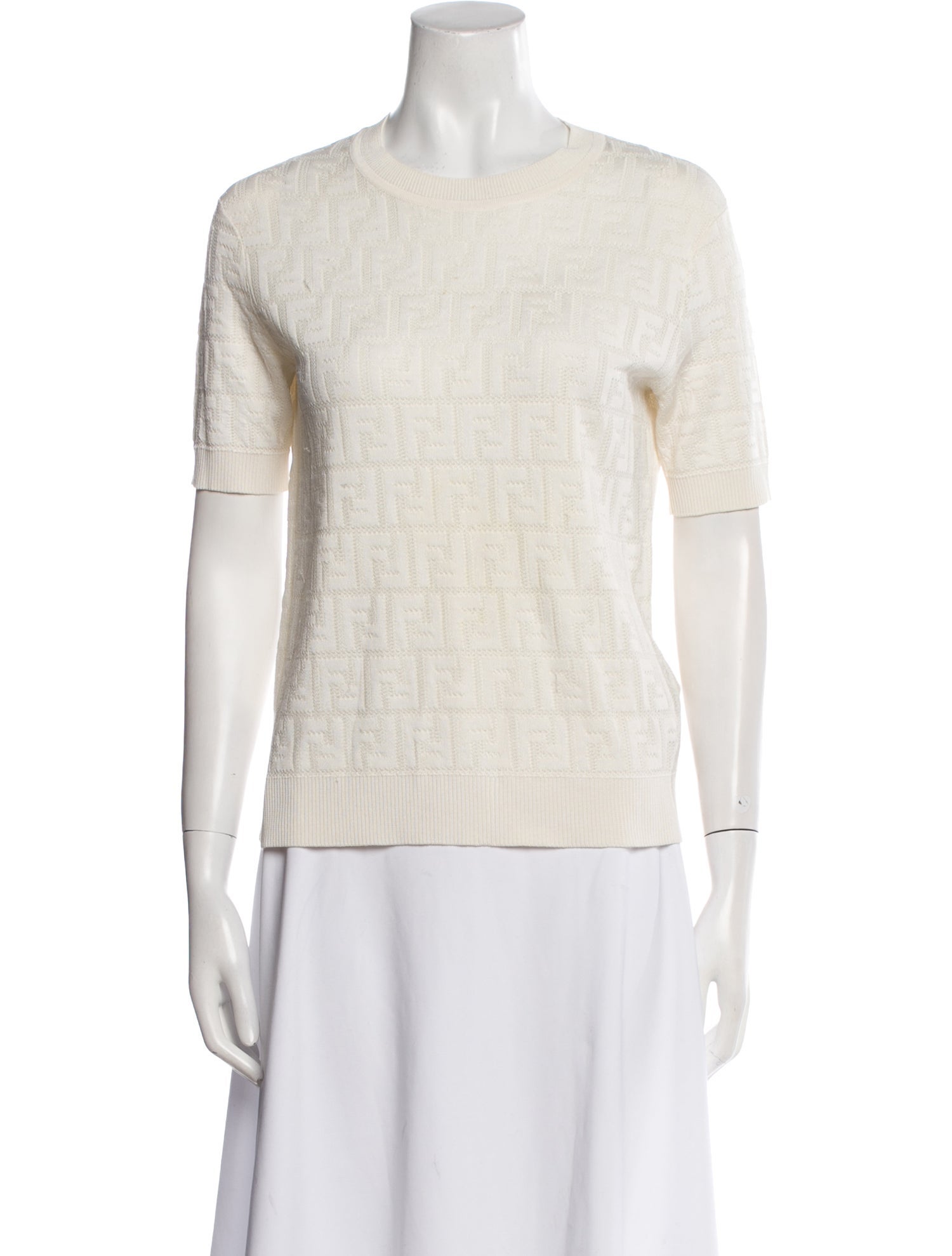 Fendi 2020 Crew Neck Top