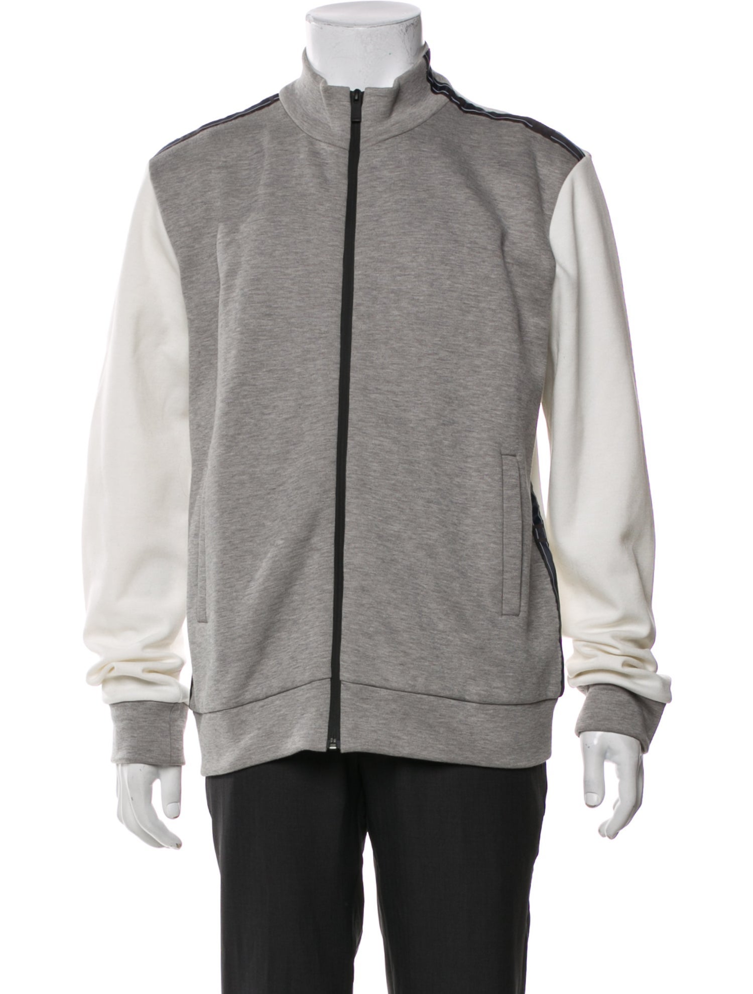 Fendi Zucca FF Logo Colorblock Pattern Jacket