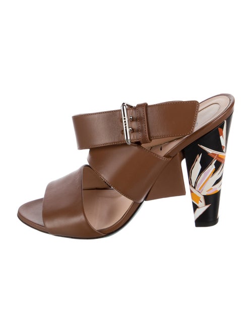 Fendi Leather Slides