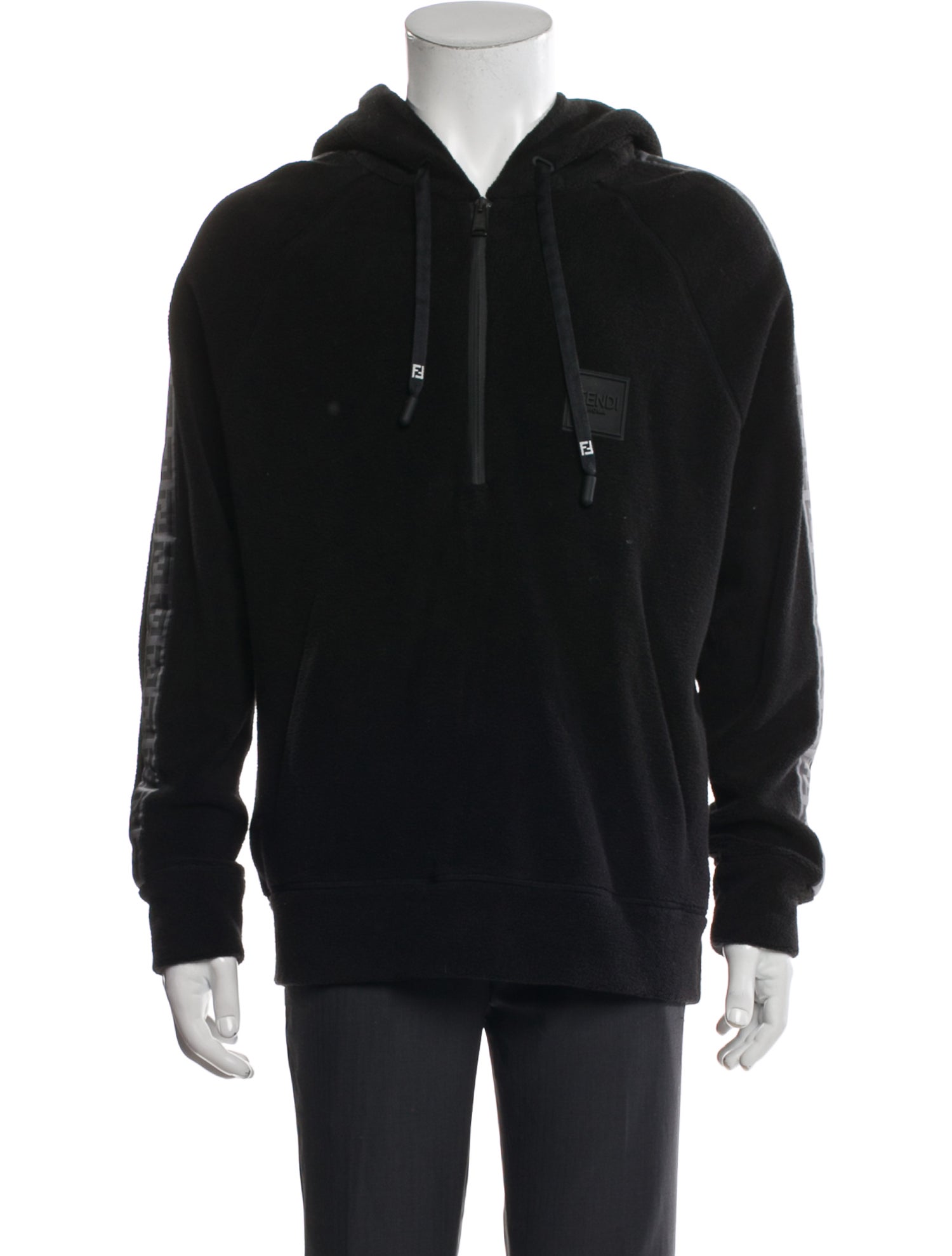 Fendi Zucca FF Logo Crew Neck Hoodie