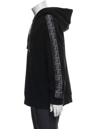 Fendi Zucca FF Logo Crew Neck Hoodie