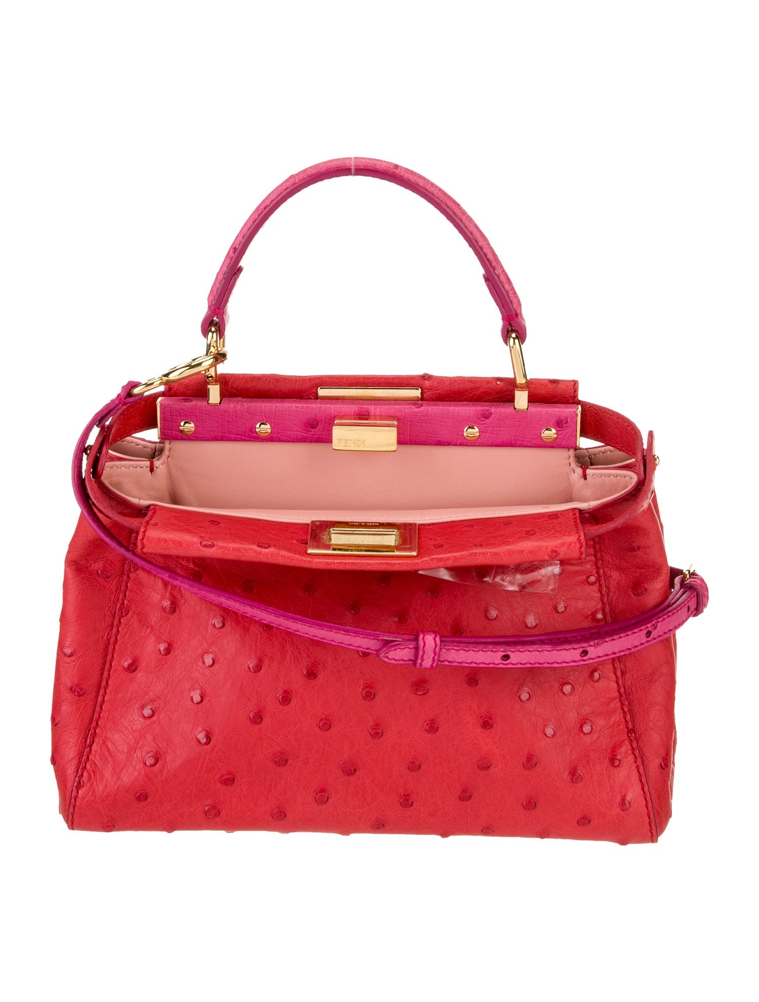 Fendi Ostrich Peekaboo
