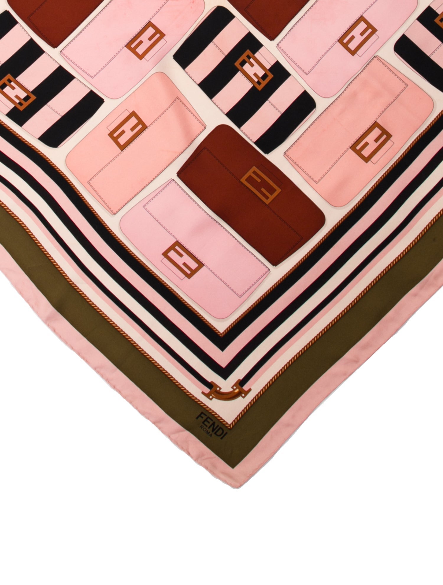 Fendi Silk Printed Scarf