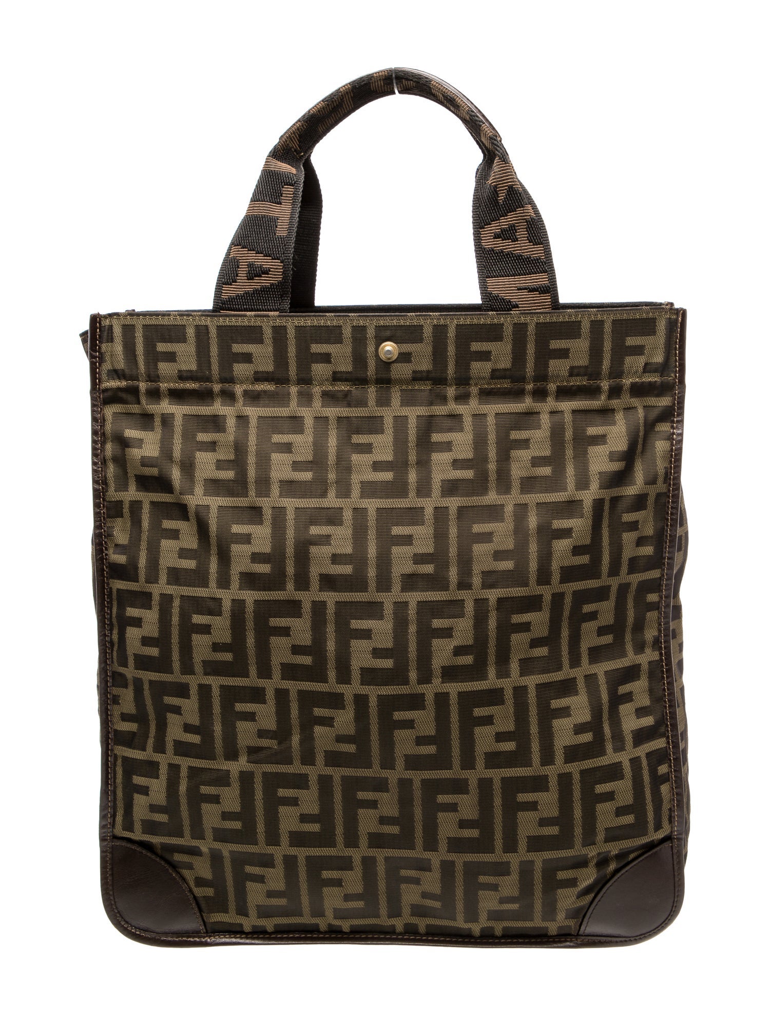 Fendi Zucca FF Top Handle Bag