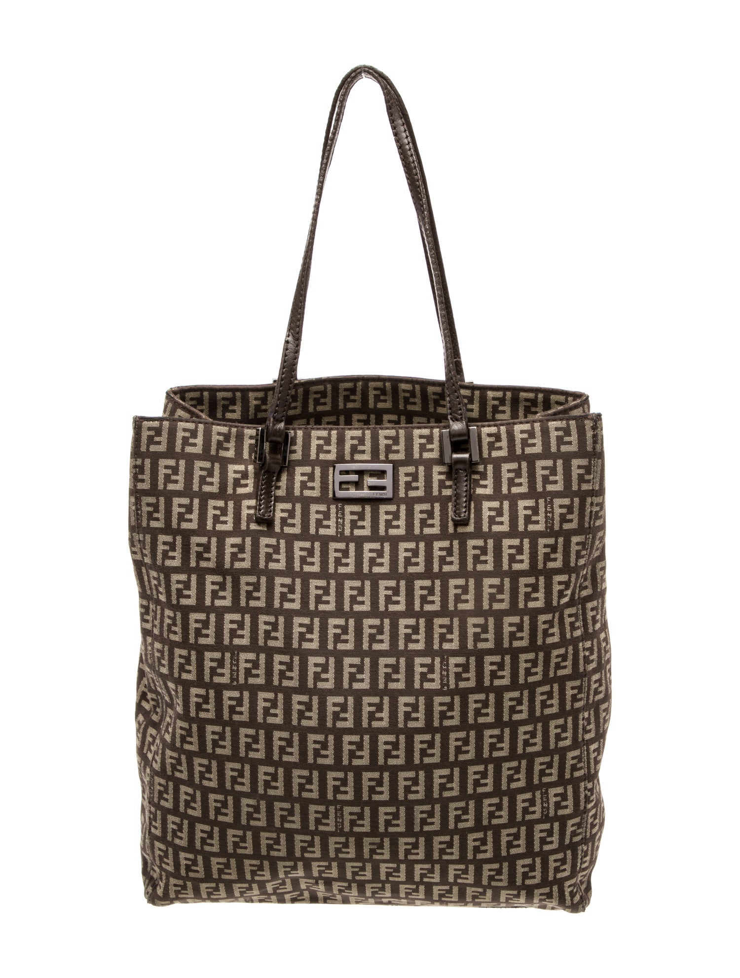 Fendi Zucchino FF Tote Vintage