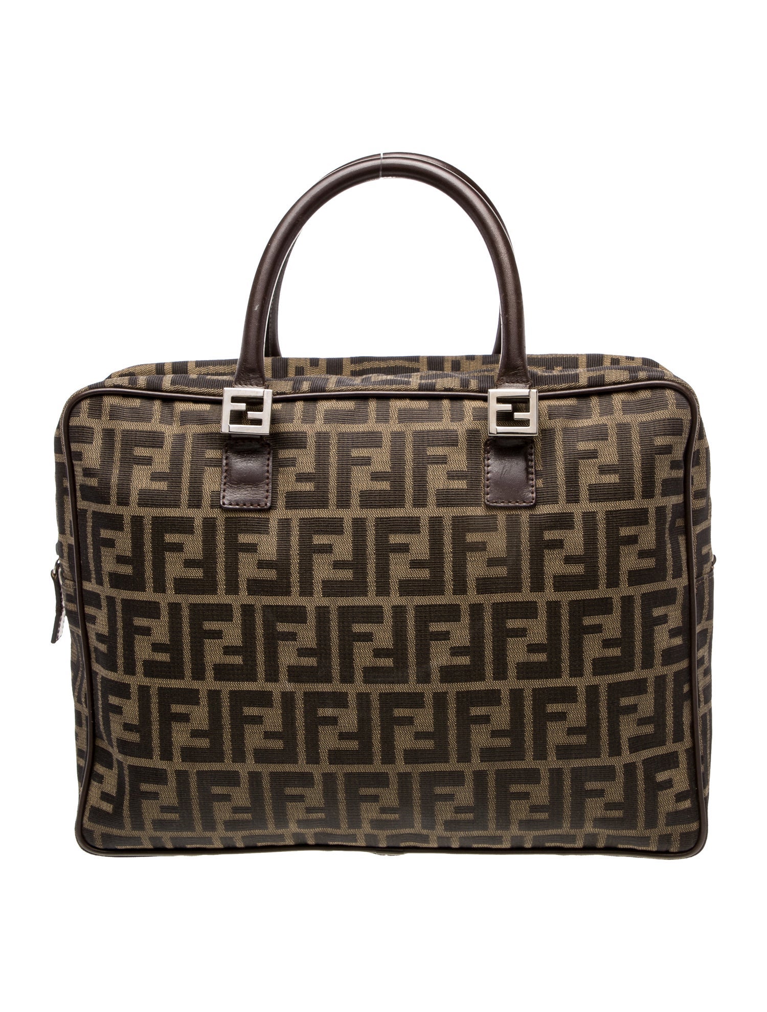 Fendi Zucca FF Top Handle Bag Vintage