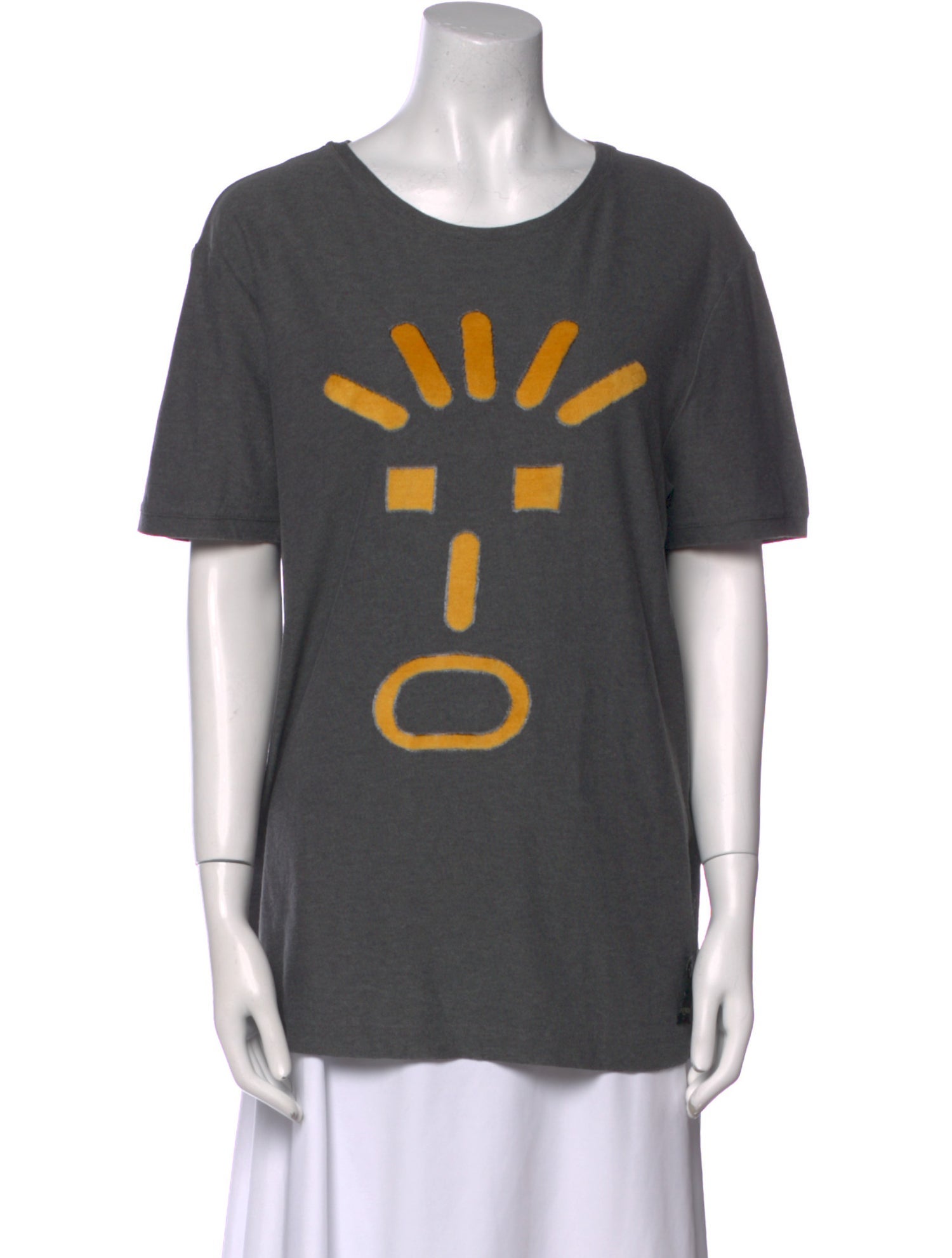 Fendi Graphic Print Crew Neck T-Shirt