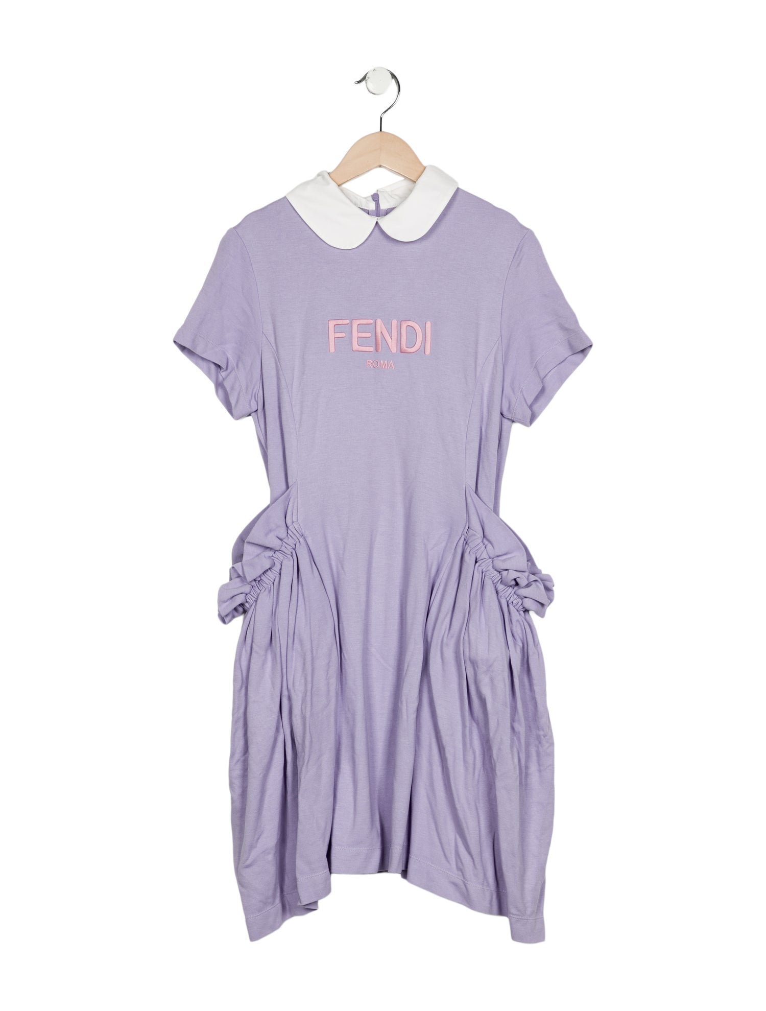 Fendi Girls' Short Sleeve Dress