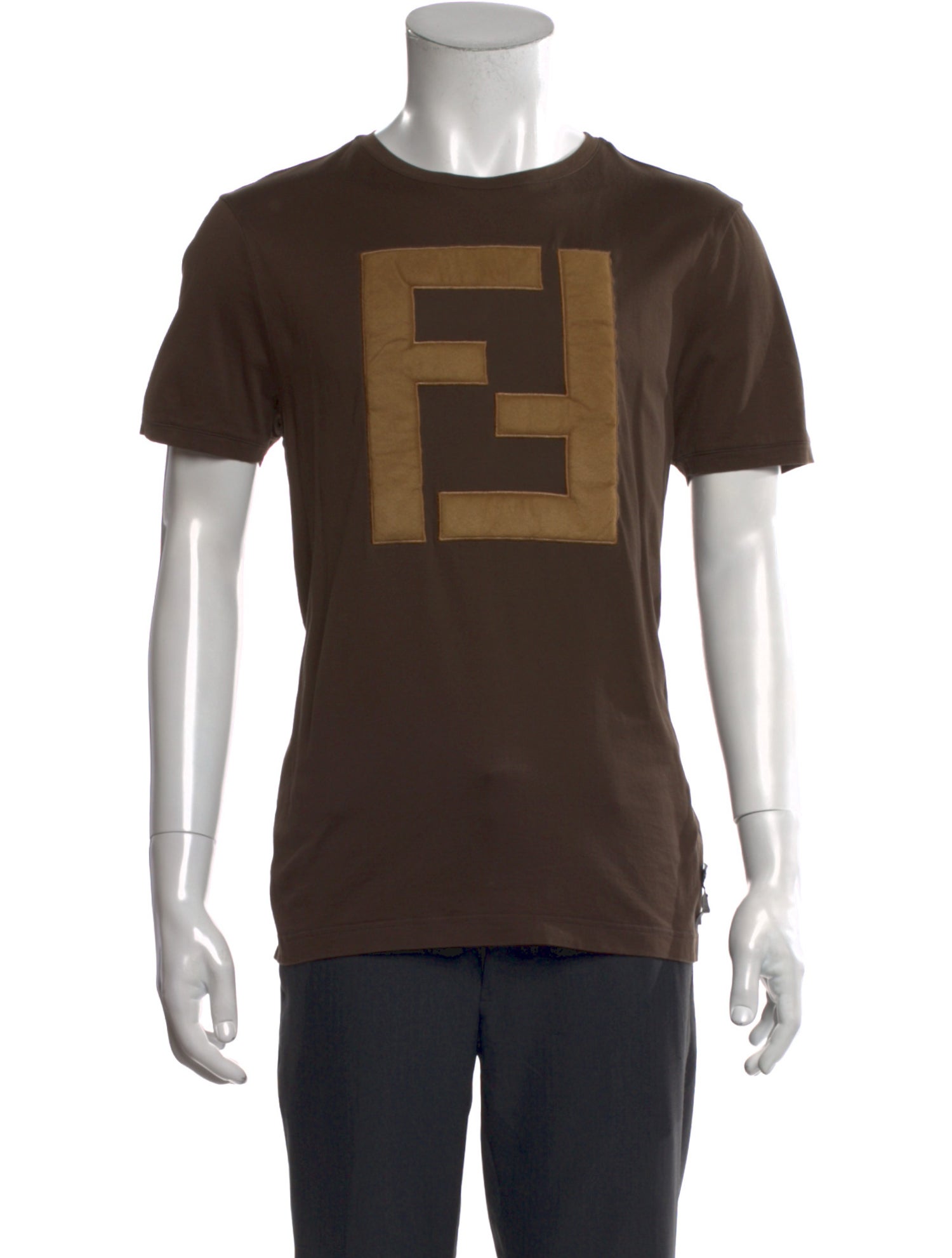 Fendi Zucca FF Logo Striped Shirt