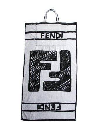 Fendi Terry Beach Towel Tote Bag