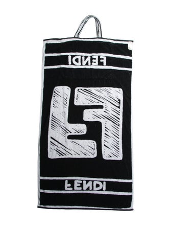 Fendi Terry Beach Towel Tote Bag