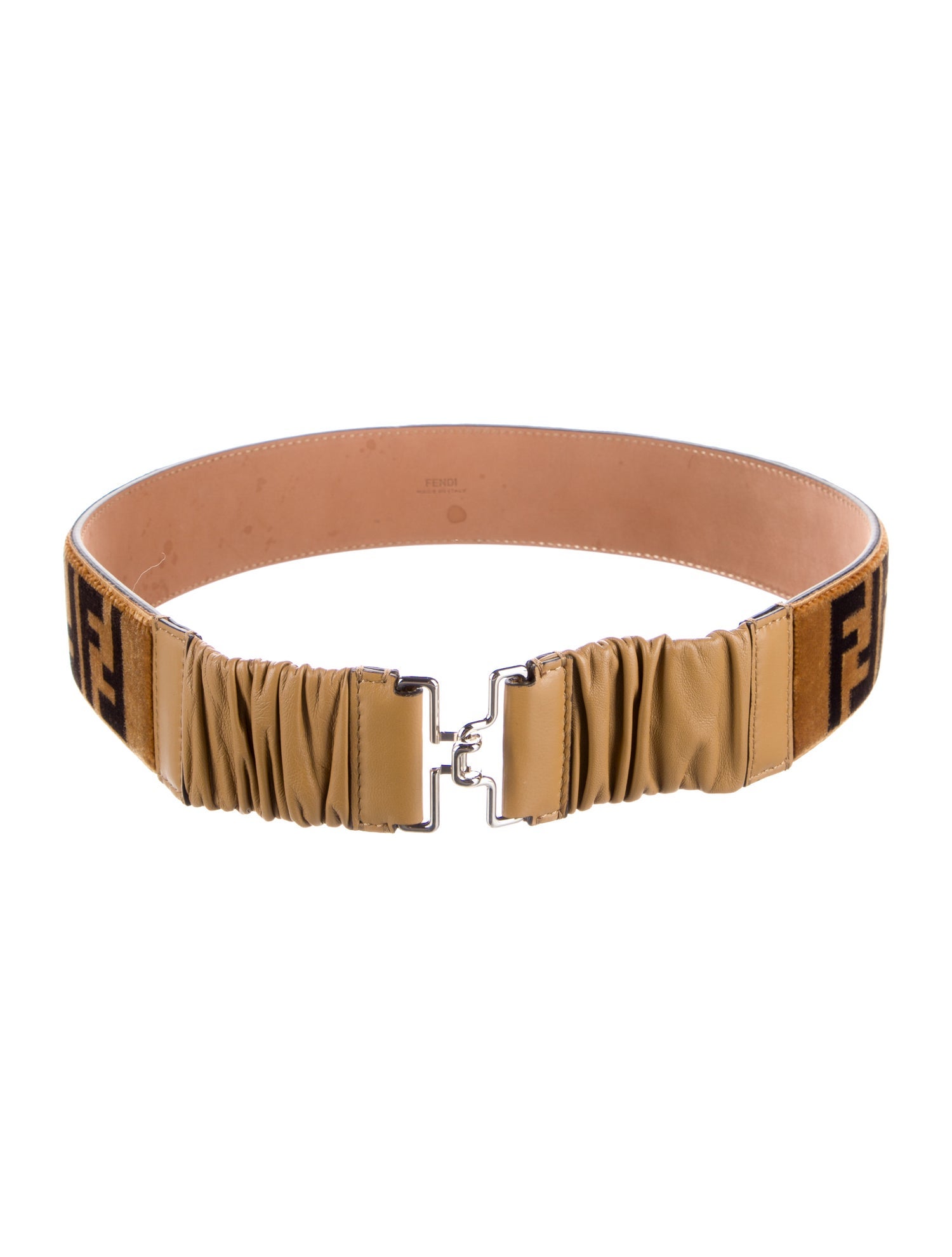 Fendi Zucca FF Logo Waist Belt