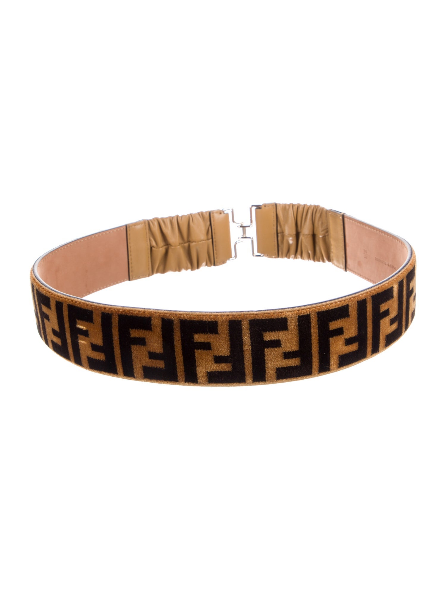 Fendi Zucca FF Logo Waist Belt