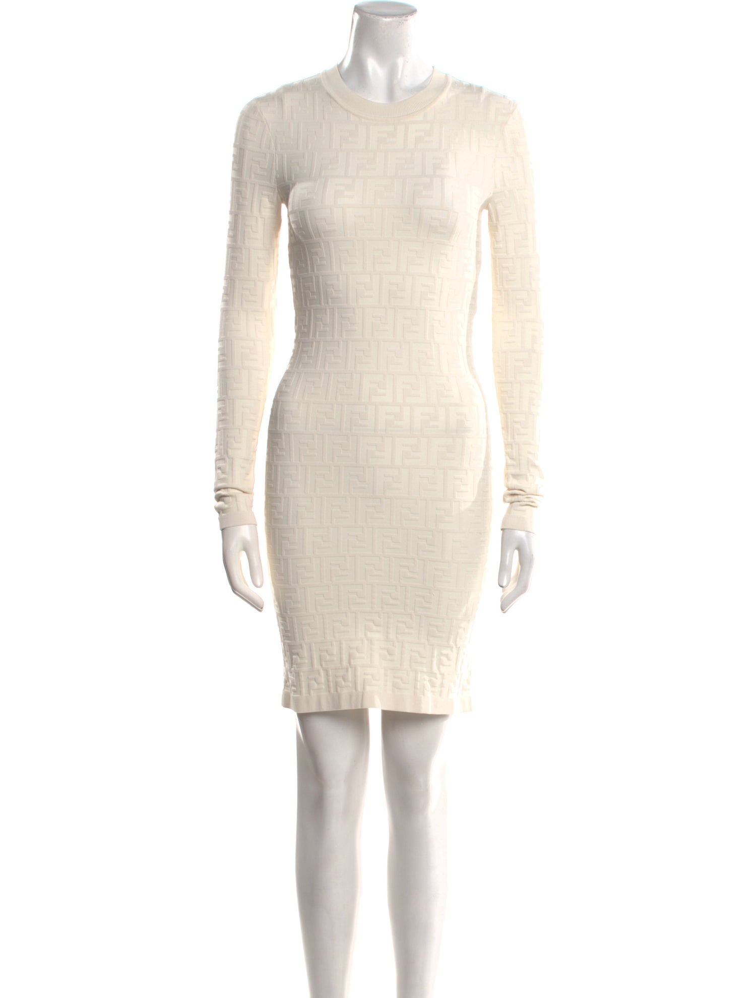 Fendi Crew Neck Mini Dress w/ Tags