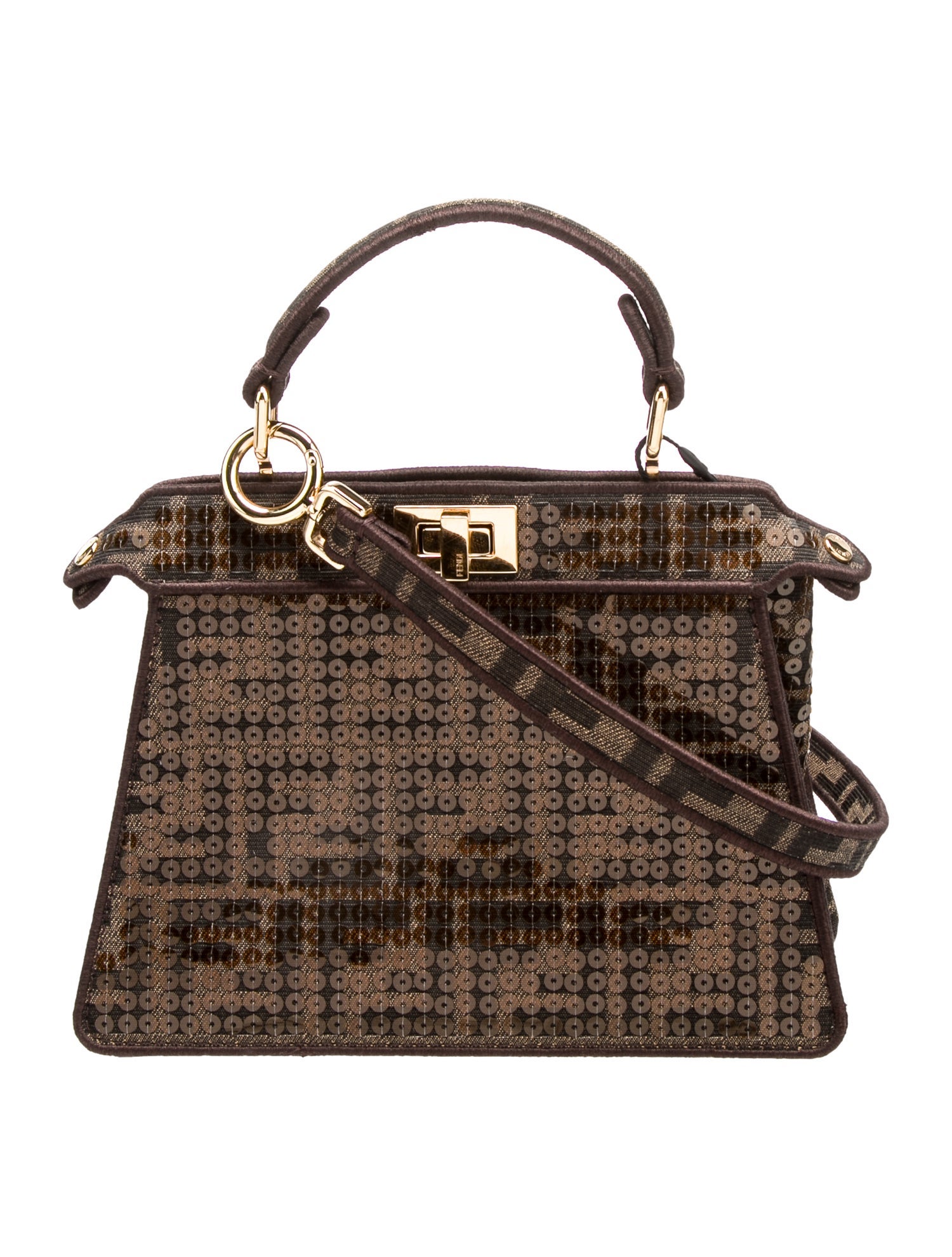 Fendi Zucca FF Peekaboo ISeeU Petite 2023