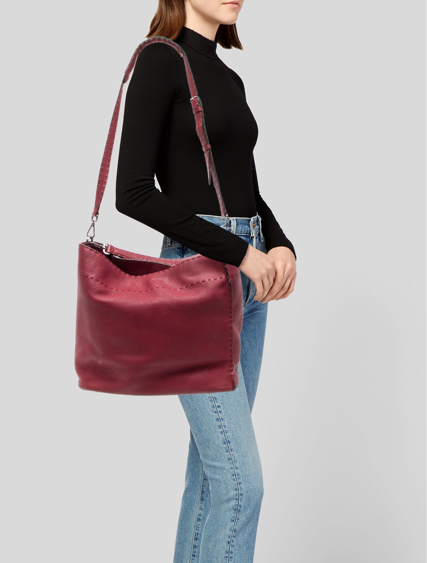 Fendi Leather Shoulder Bag