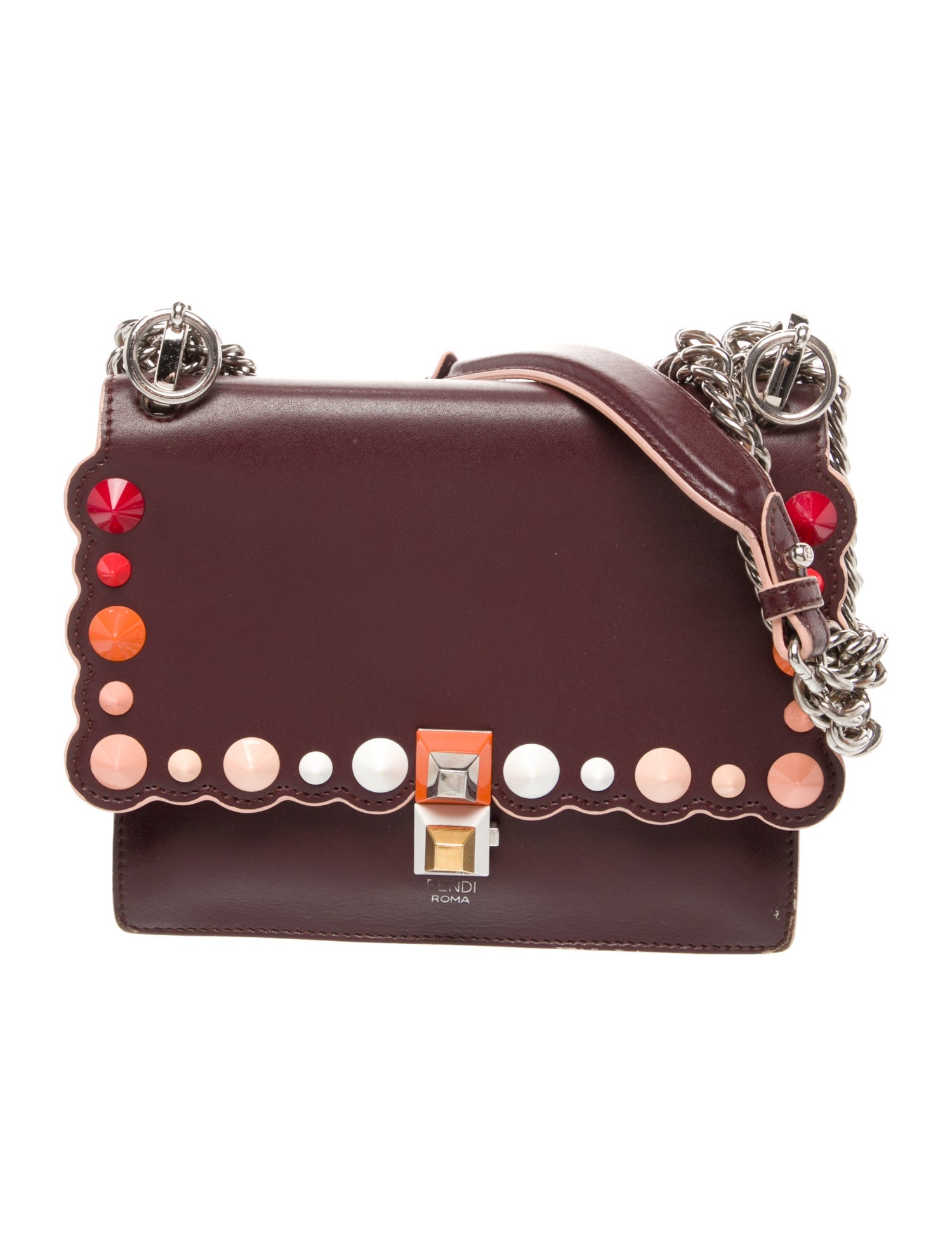 Fendi Leather Kan I Mini