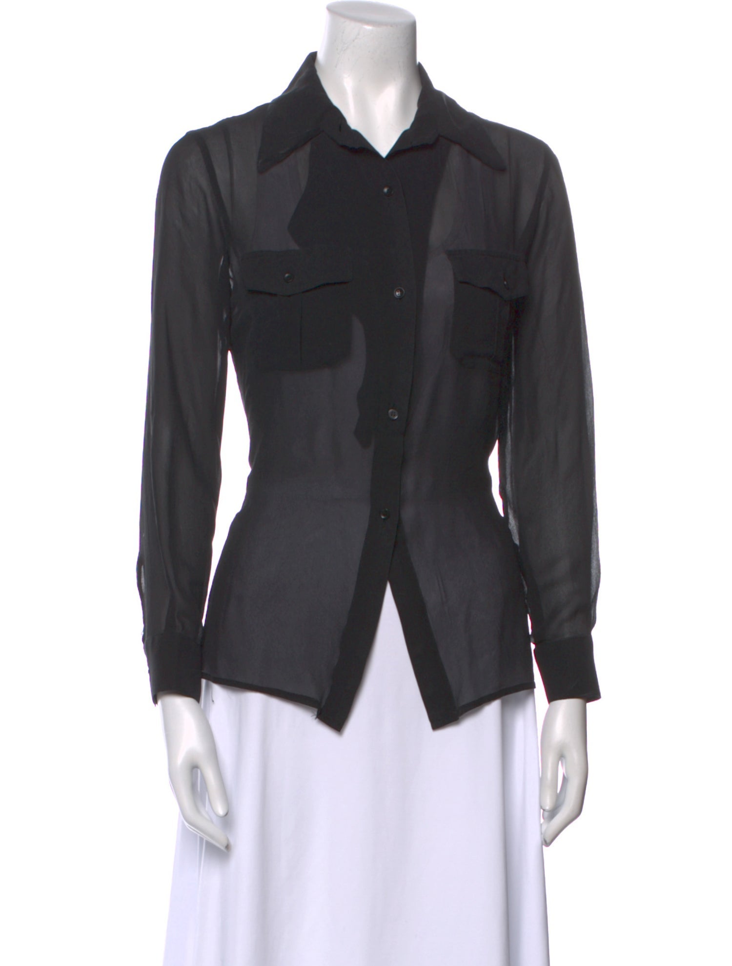 Fendi Vintage 1990's Button-Up Top