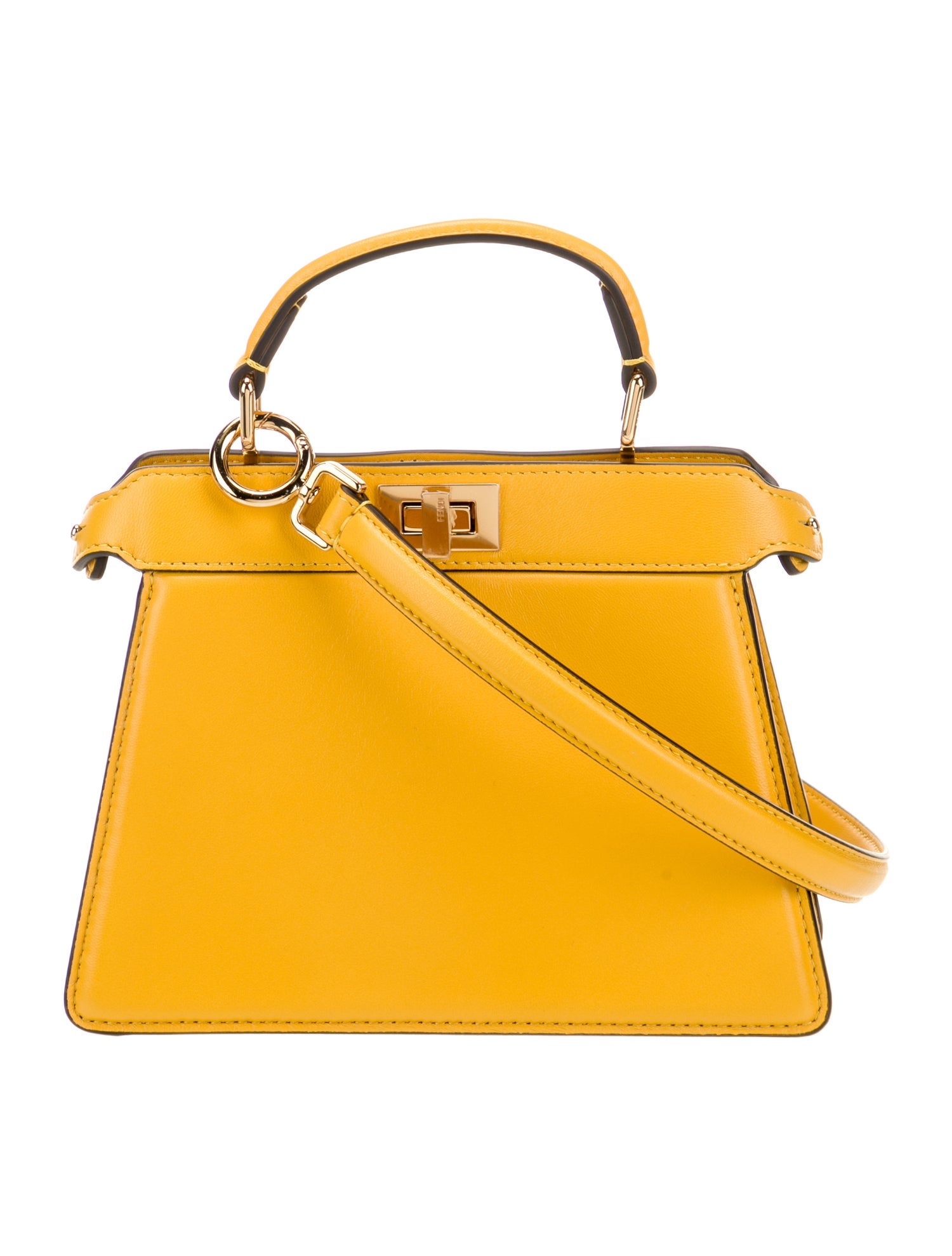 Fendi Leather Peekaboo Petite
