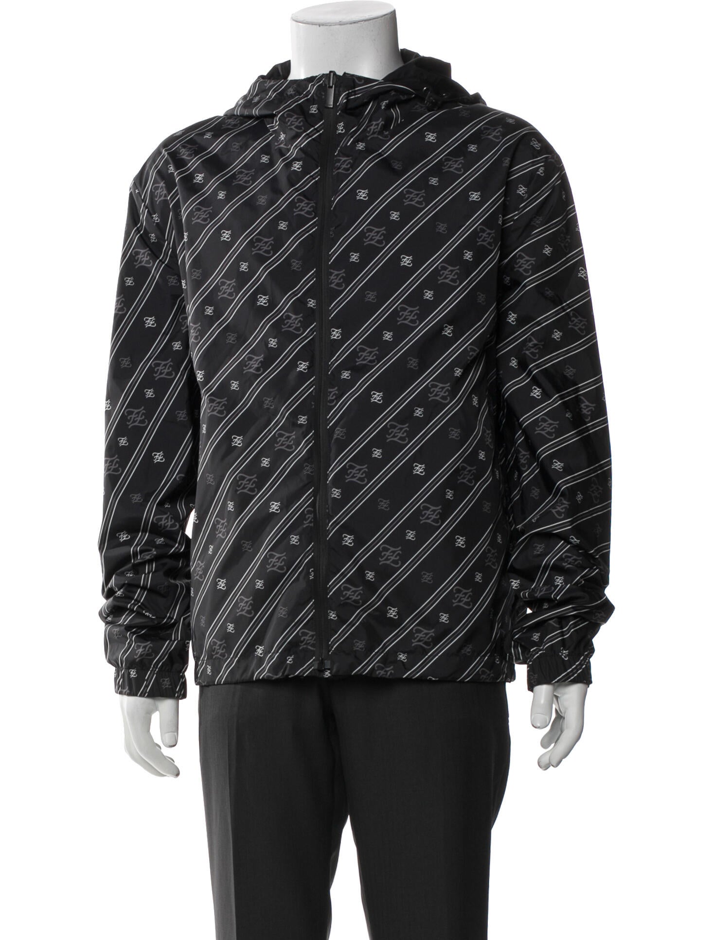 Fendi Polka Dot Print Windbreaker