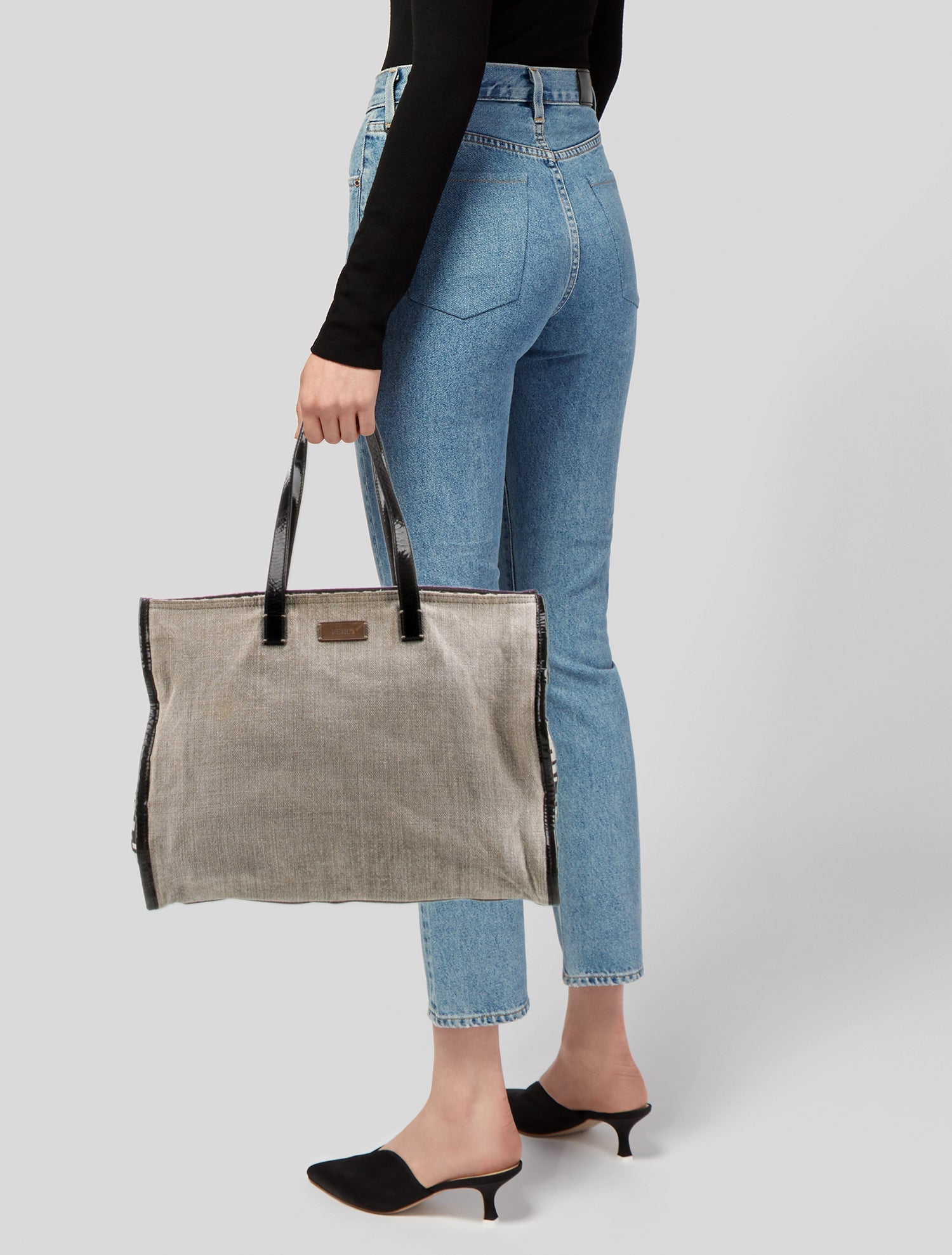 Fendi Zucca FF Tote Vintage