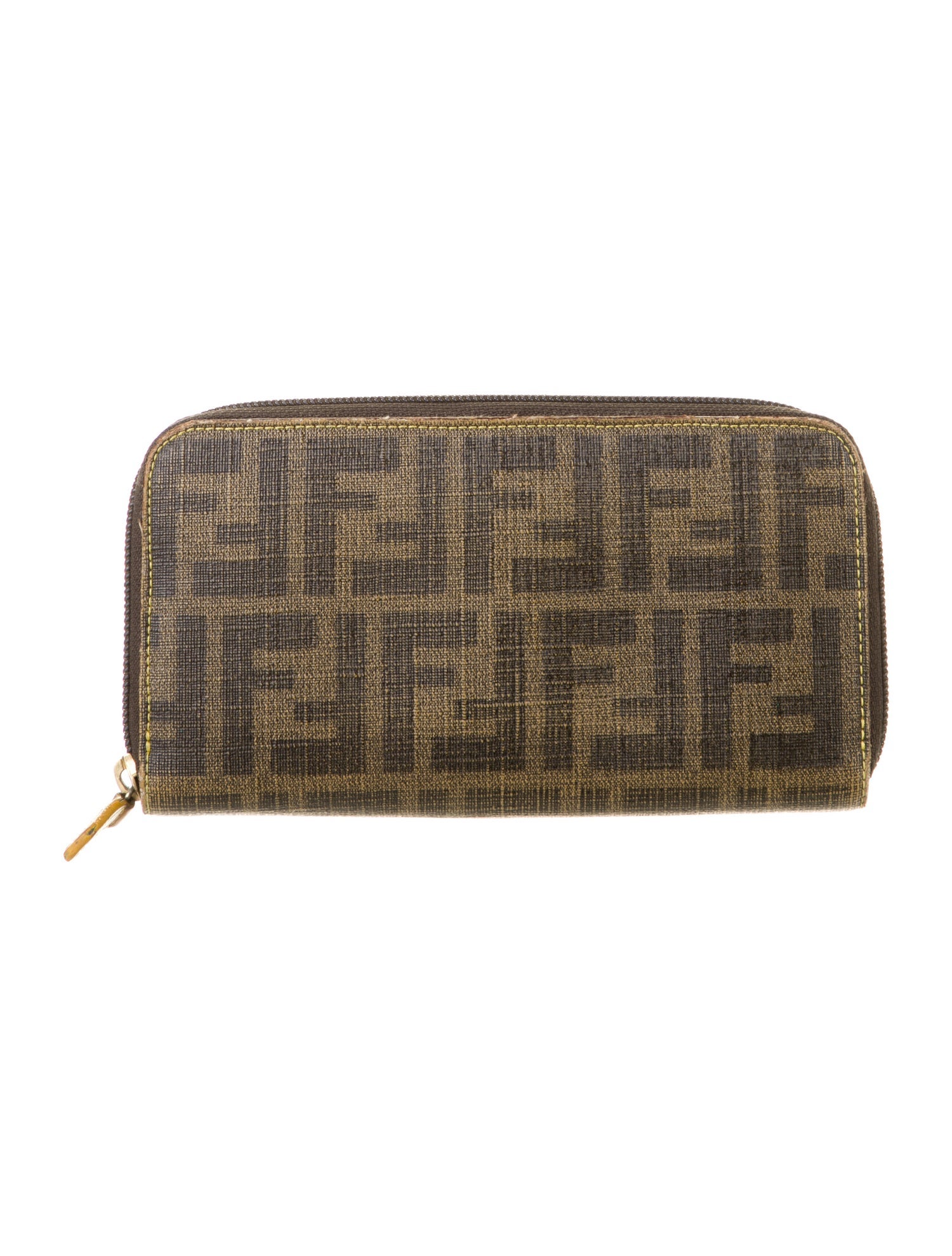 Fendi 2008 Zucca FF Logo Wallet