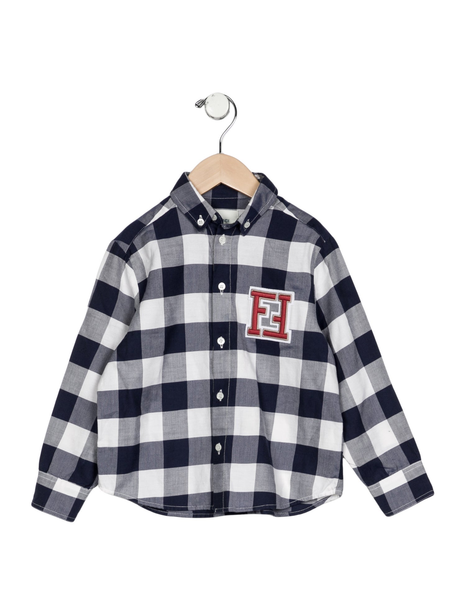 Fendi Boys' Long Sleeve Shirt