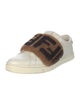 Fendi Zucca FF Logo Leather Sneakers