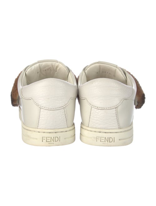Fendi Zucca FF Logo Leather Sneakers