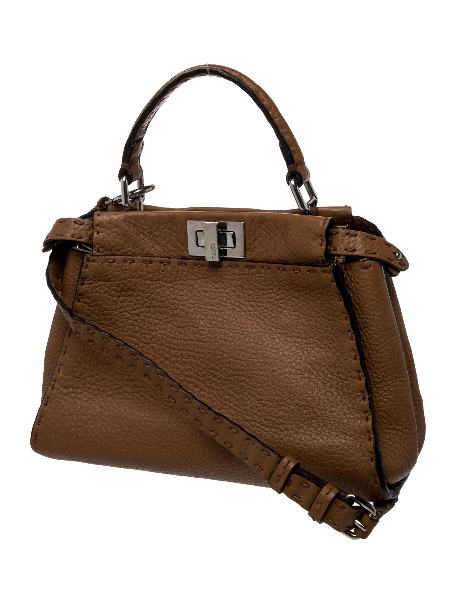 Fendi Leather Peekaboo Mini