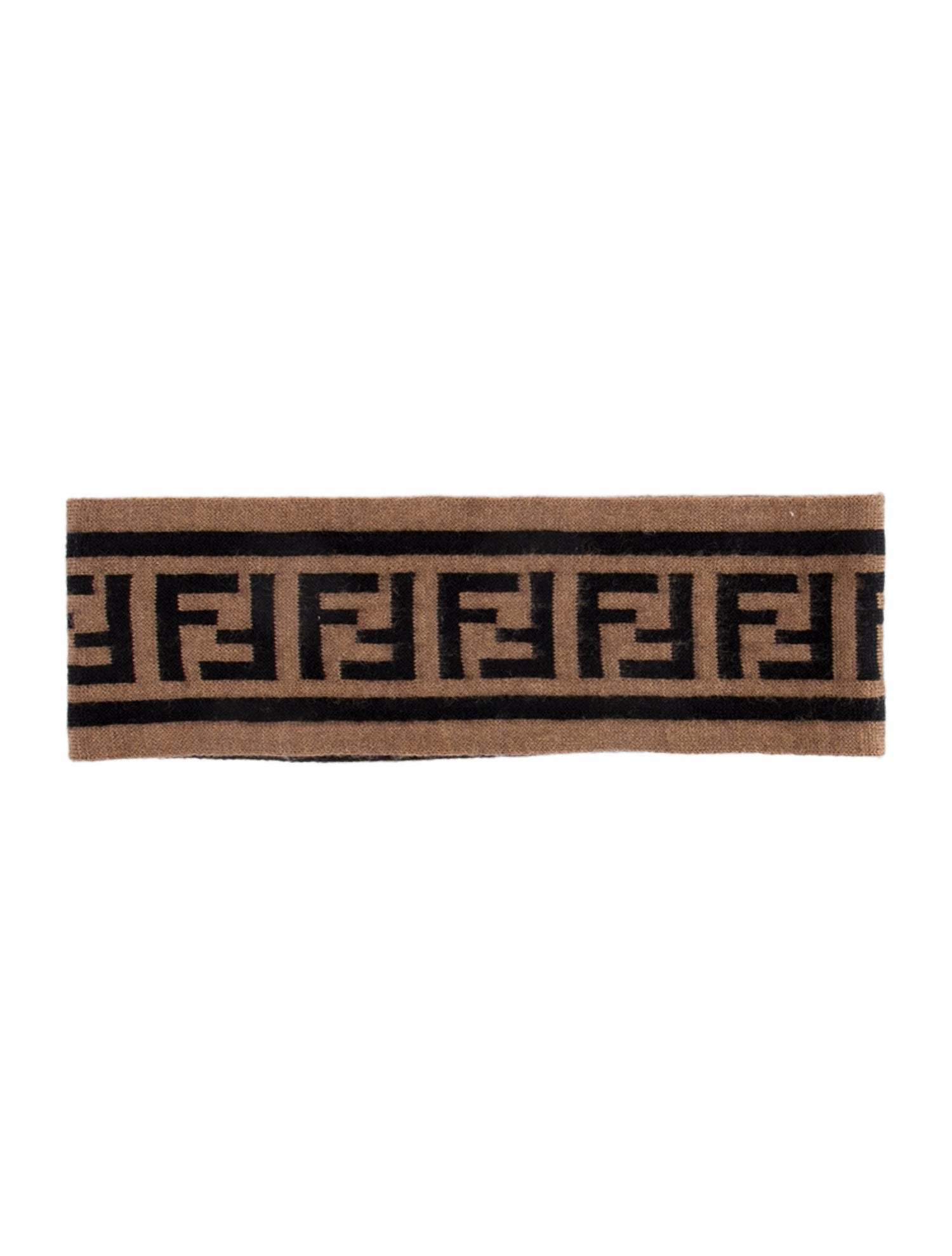 Fendi Logo Printed Woven Headband