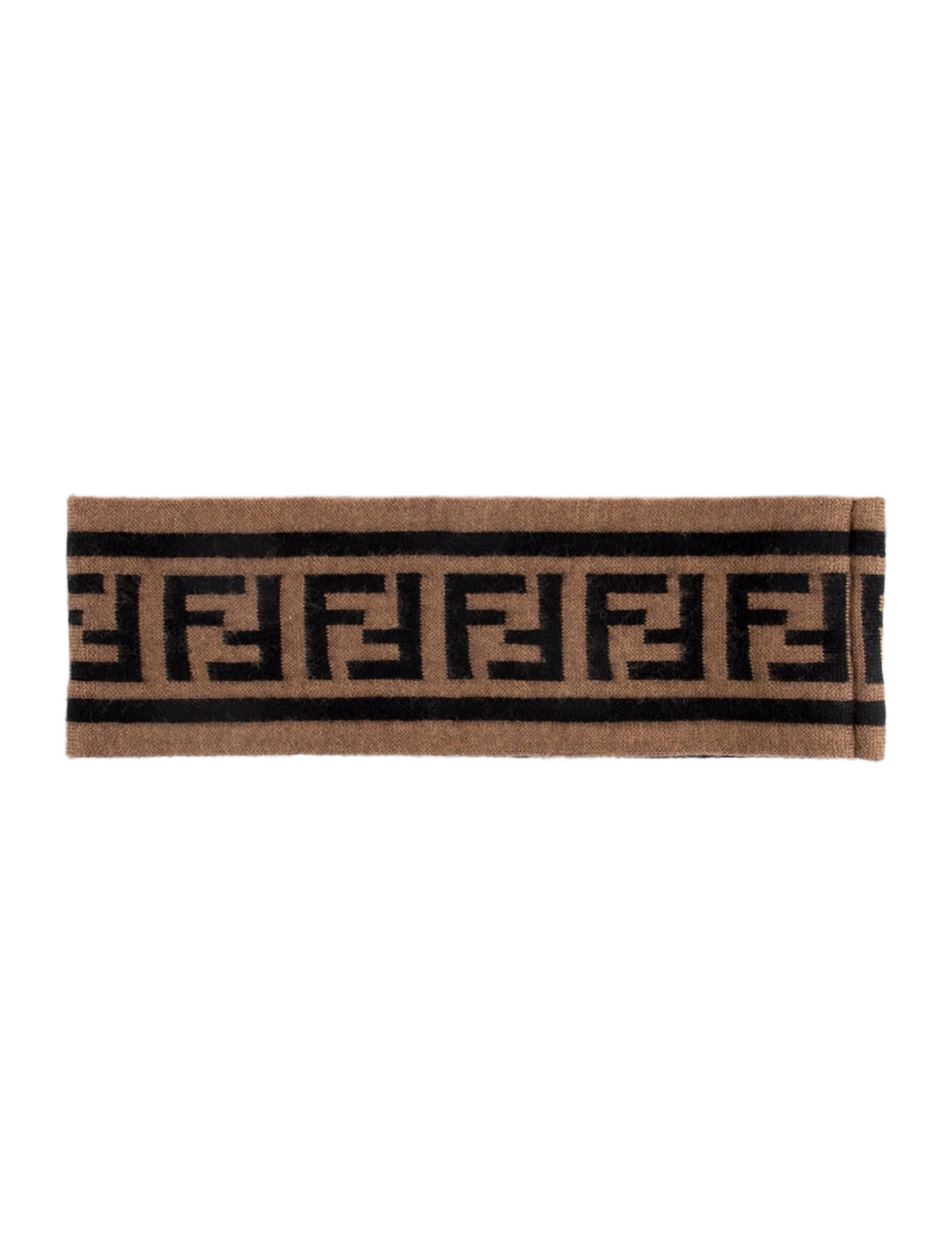 Fendi Logo Printed Woven Headband