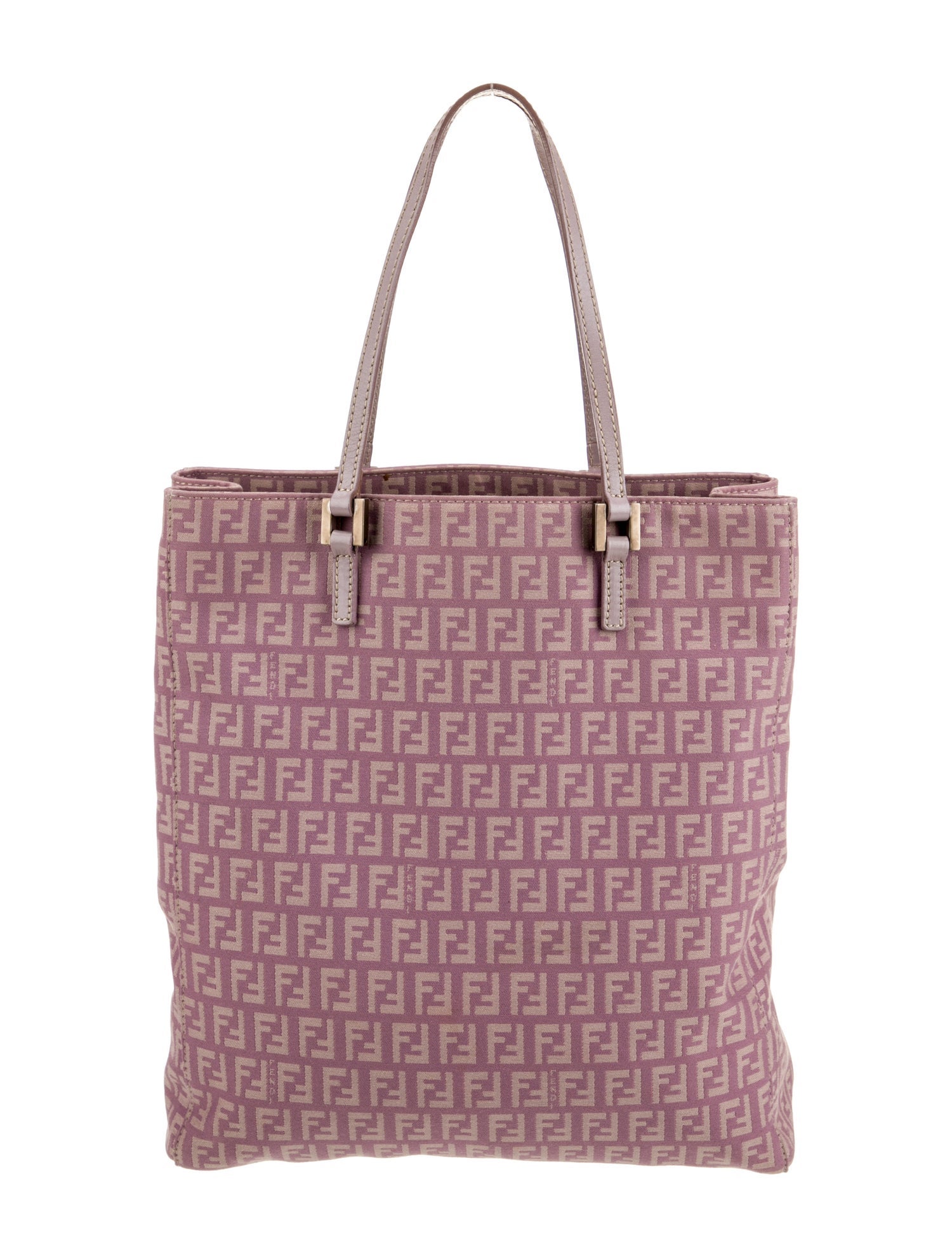 Fendi Zucchino FF Logo Tote