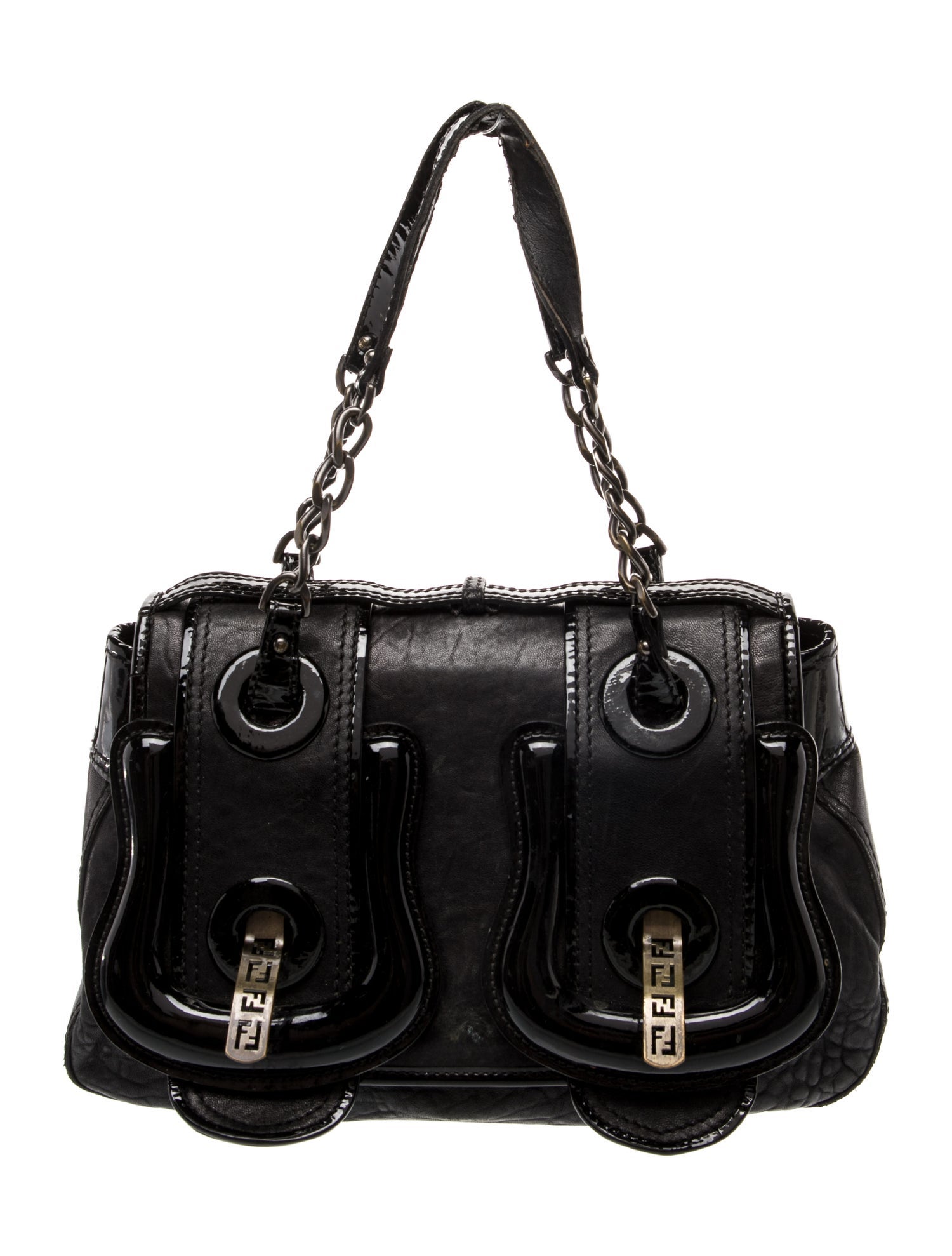 Fendi Leather B Bag Vintage