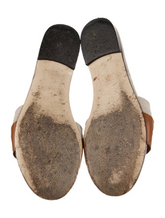 Fendi Canvas Printed Slides