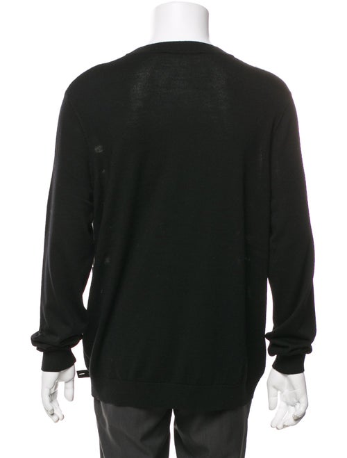 Fendi Wool Polka Dot Print Pullover