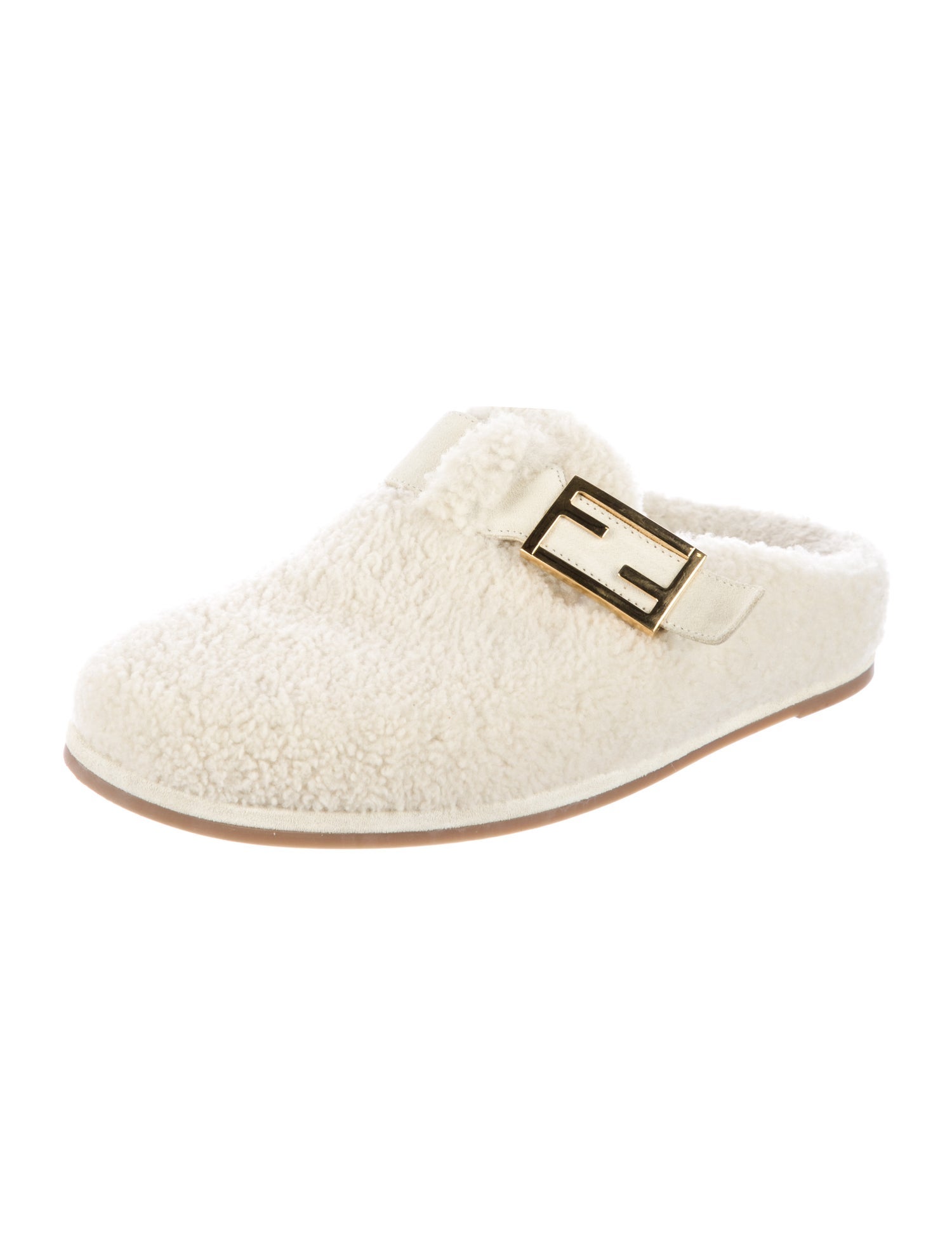 Fendi Shearling Mules